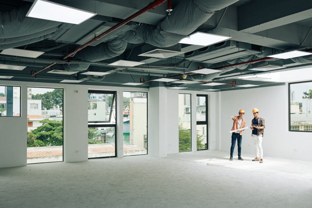 Architects In Unfinished Building